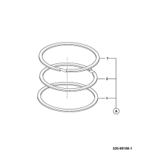 Комплект поршневих кілець JCB Tier 4